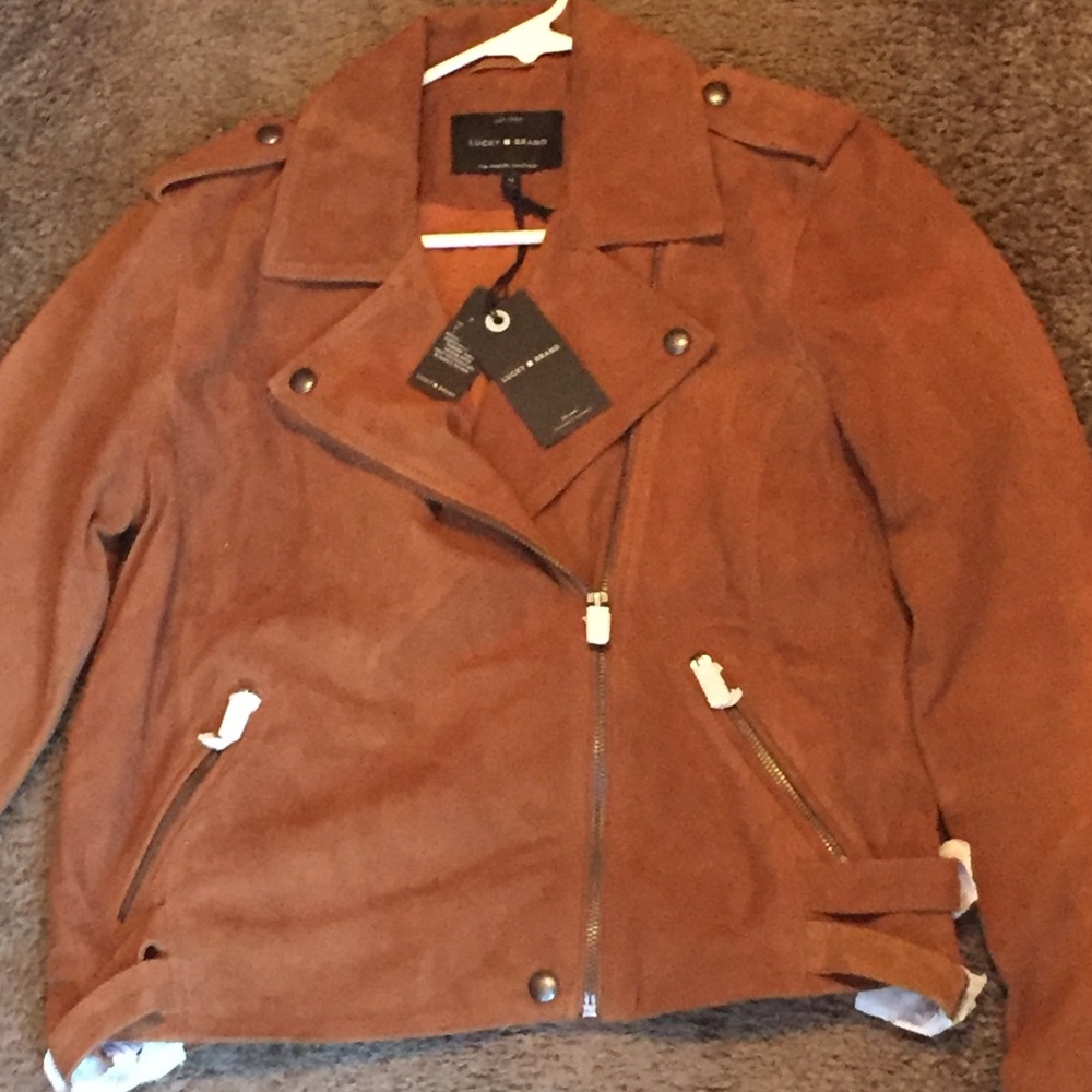 Lucky Brand Authentic Suede Jacket-NWT!